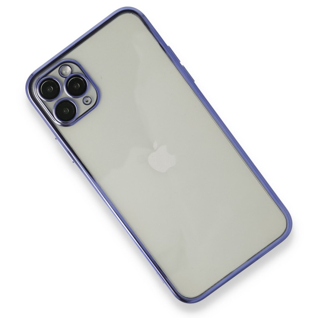 Apple iPhone 11 Pro Kılıf Razer Lensli Silikon - Mor