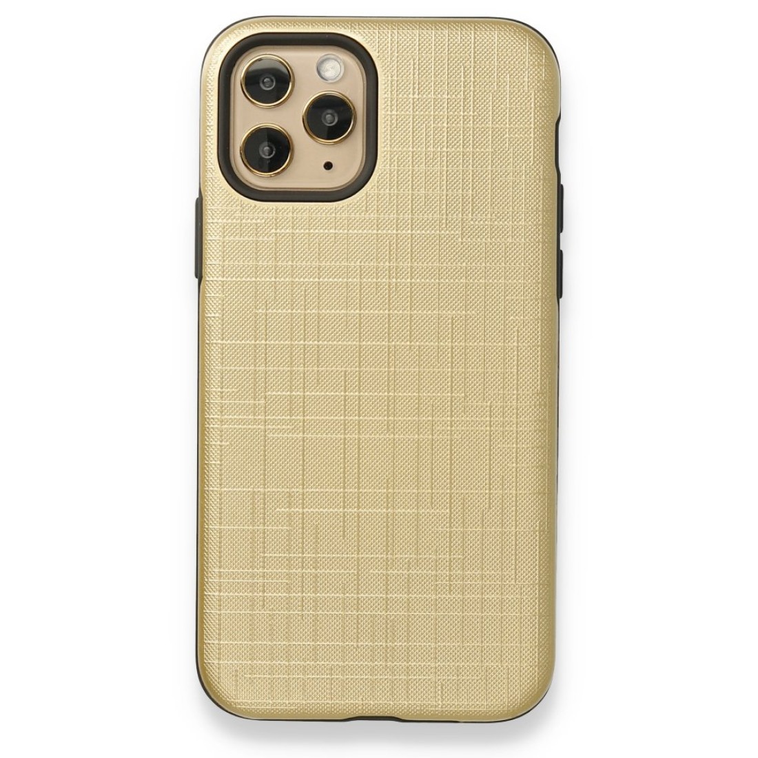 Apple iPhone 11 Pro Max Kılıf YouYou Silikon Kapak - Gold