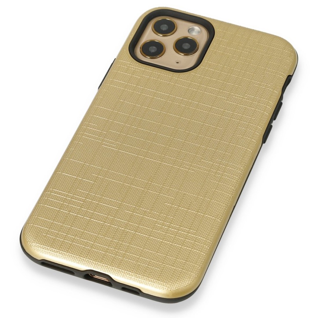 Apple iPhone 11 Pro Max Kılıf YouYou Silikon Kapak - Gold