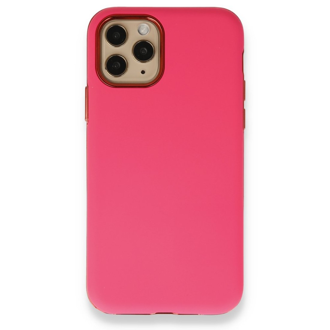 Apple iPhone 11 Pro Max Kılıf You You Lens Silikon Kapak - Pembe