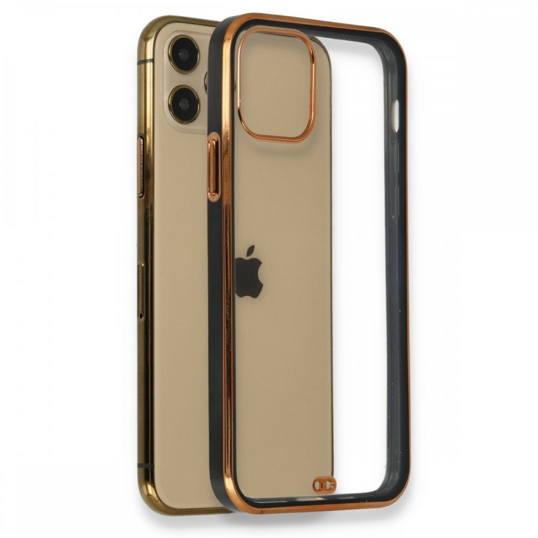 Apple iPhone 12 Pro Kılıf Liva Silikon - Siyah