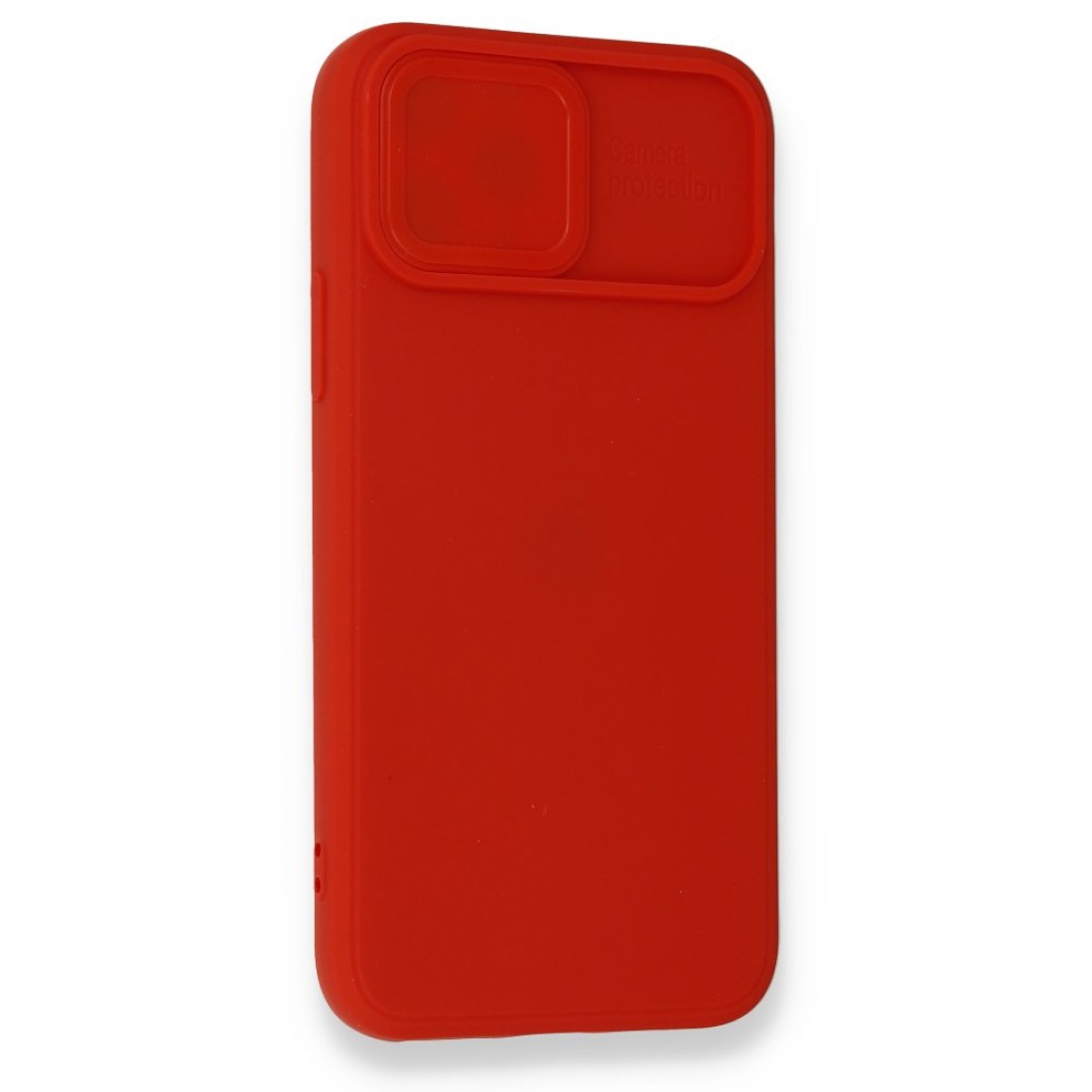 Apple iPhone 11 Pro Max Kılıf Color Lens Silikon - Kırmızı