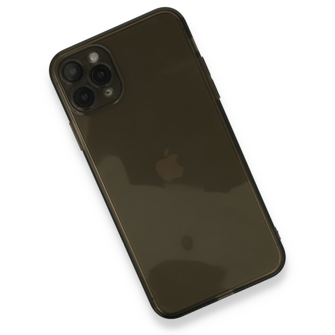 Apple iPhone 11 Pro Max Kılıf Fly Lens Silikon - Siyah