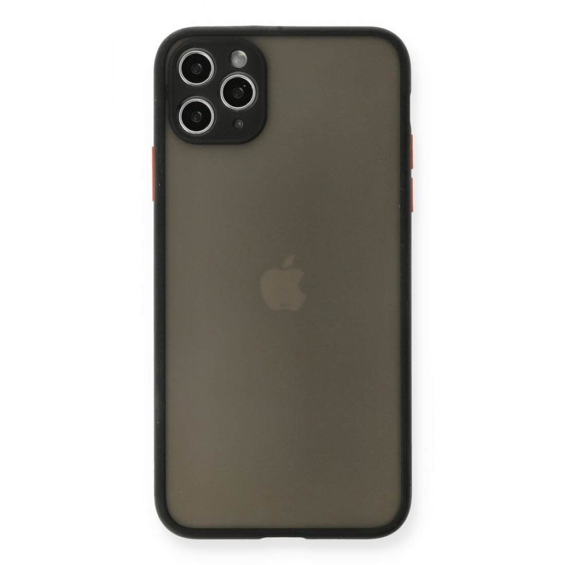 iPhone 11 Pro Max Kılıf Montreal Silikon Kapak - Siyah