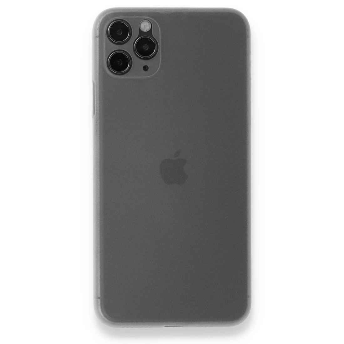 Apple iPhone 11 Pro Max Kılıf PP Ultra İnce Kapak - Gri