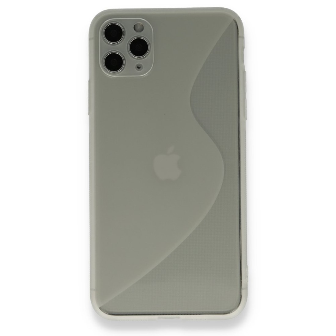 Apple iPhone 11 Pro Max Kılıf S Silikon - Şeffaf