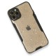 Apple iPhone 11 Pro Kılıf Platin Simli Silikon - Siyah