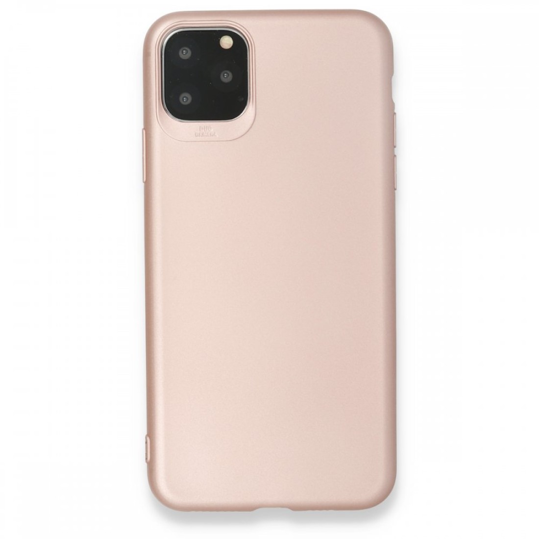 Apple iPhone 11 Pro Kılıf Premium Rubber Silikon - Rose Gold