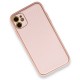 Apple iPhone 12 Kılıf Coco Karbon Silikon - Pembe