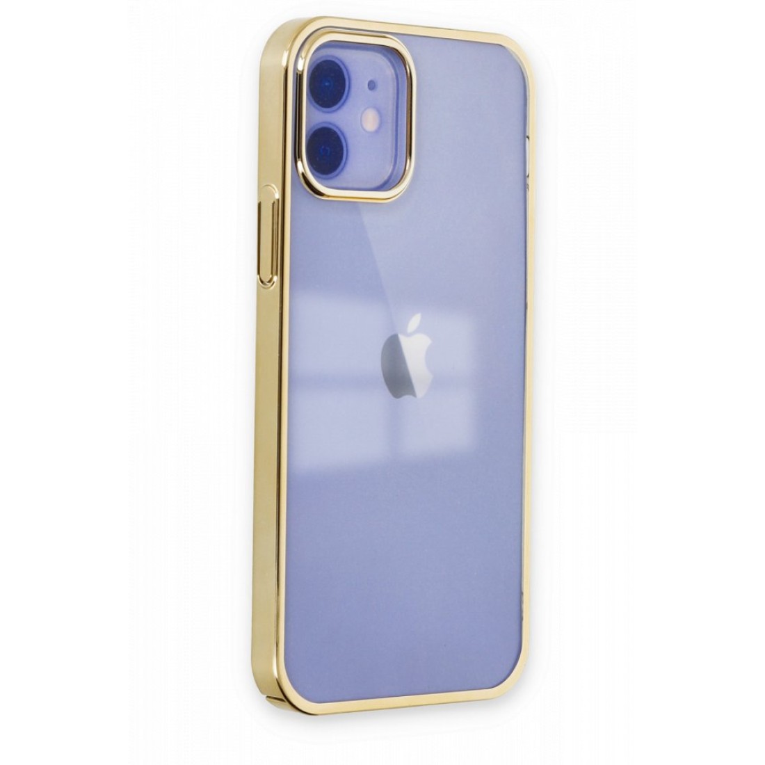 Apple iPhone 12 Kılıf Element Silikon - Gold