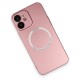 Apple iPhone 12 Kılıf Jack Magneticsafe Lens Silikon - Rose Gold