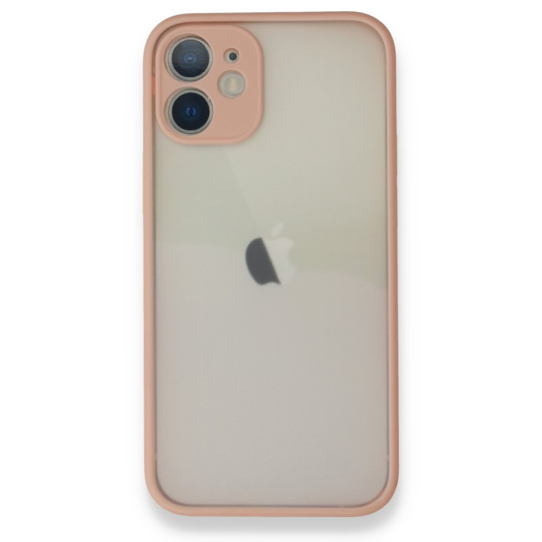 Apple iPhone 12 Kılıf Montreal Silikon Kapak - Pembe