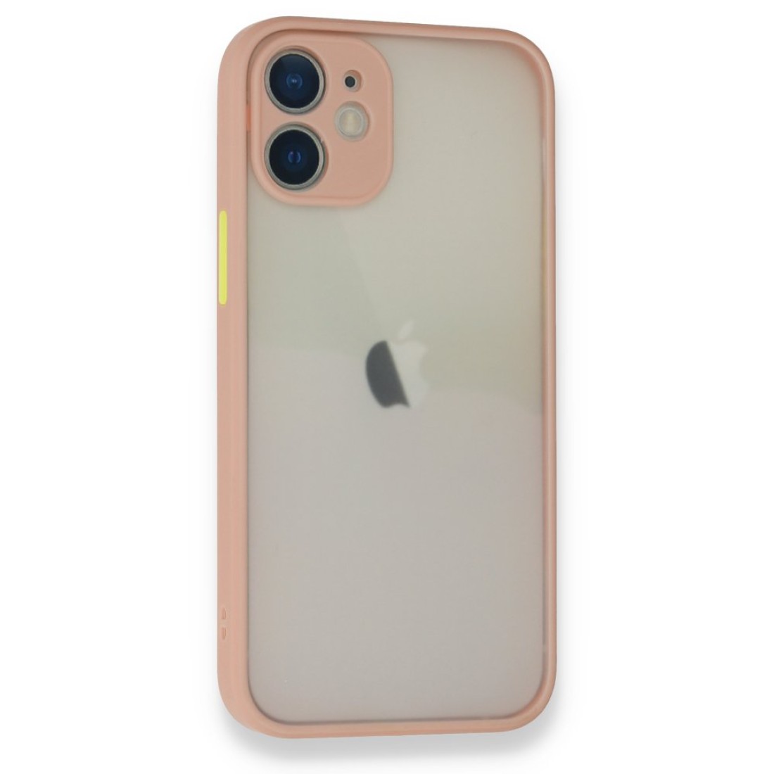 iPhone 12 Kılıf Montreal Silikon Kapak - Pembe