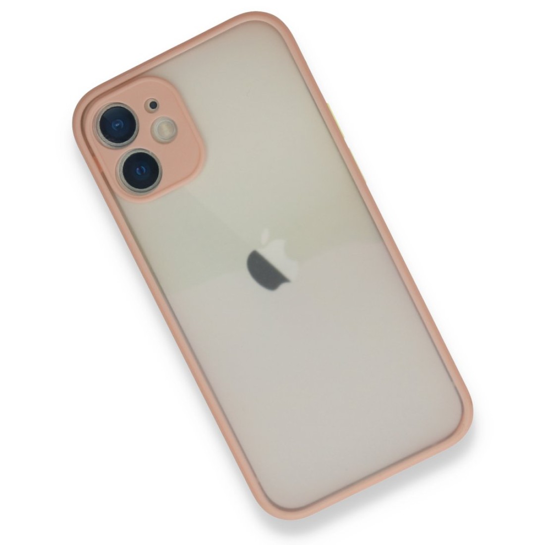 Apple iPhone 12 Kılıf Montreal Silikon Kapak - Pembe