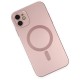 Apple iPhone 12 Kılıf Moshi Lens Magneticsafe Silikon - Rose Gold