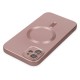 Apple iPhone 12 Kılıf Moshi Lens Magneticsafe Silikon - Rose Gold