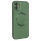 Apple iPhone 12 Kılıf Moshi Lens Magneticsafe Silikon - Yeşil