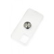 Apple iPhone 12 Mini Kılıf Gros Yüzüklü Silikon - Gümüş
