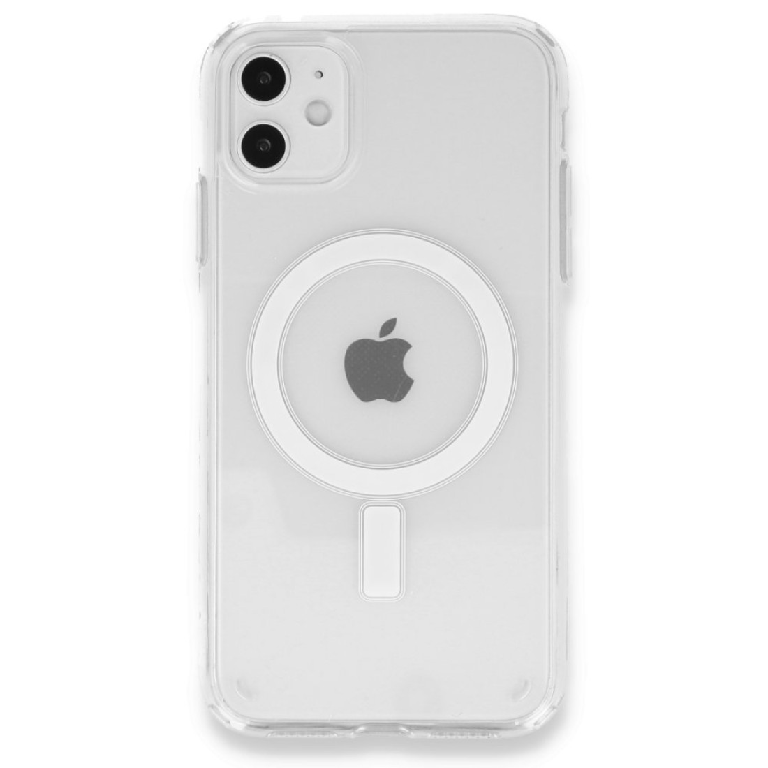 iPhone 12 Mini Kılıf Magneticsafe Şeffaf Silikon - Şeffaf