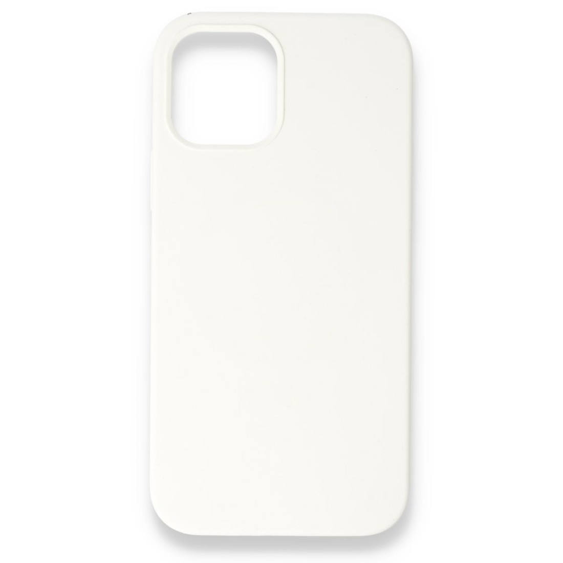 Apple iPhone 12 Mini Kılıf Magneticsafe Lansman Silikon Kapak - Beyaz