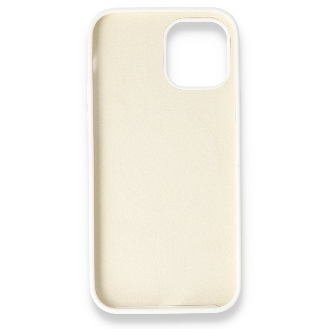 Apple iPhone 12 Mini Kılıf Magneticsafe Lansman Silikon Kapak - Beyaz