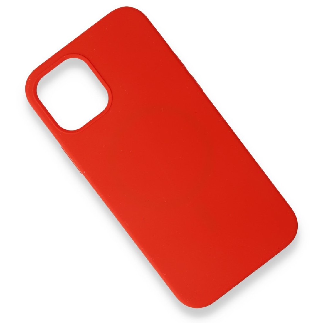 Apple iPhone 12 Mini Kılıf Magneticsafe Lansman Silikon Kapak - Kırmızı