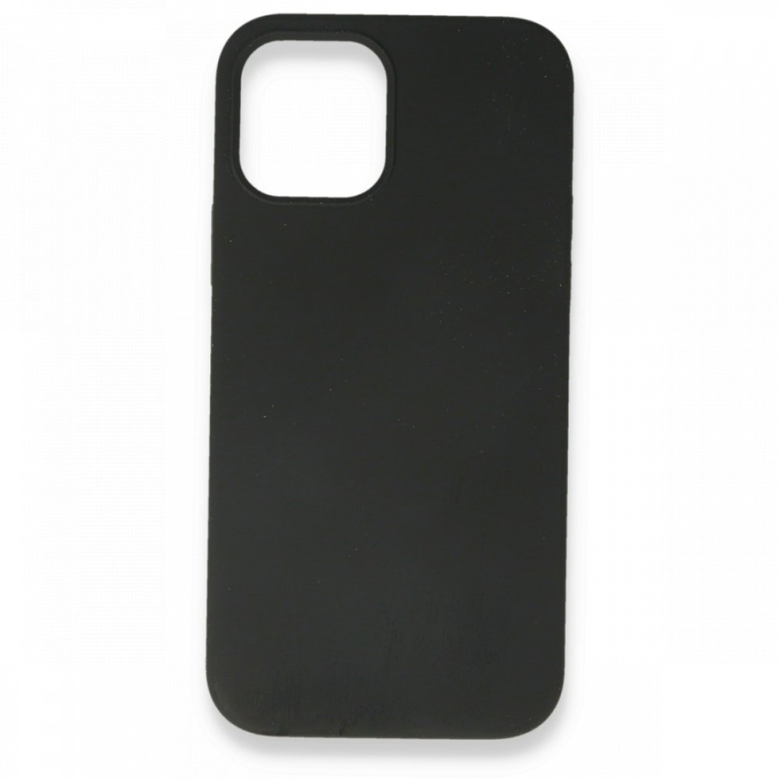 Apple iPhone 12 Mini Kılıf Magneticsafe Lansman Silikon Kapak - Siyah