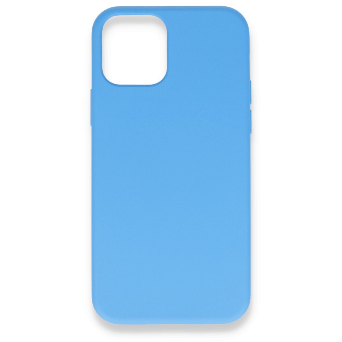 Apple iPhone 12 Mini Kılıf Nano içi Kadife  Silikon - Mavi