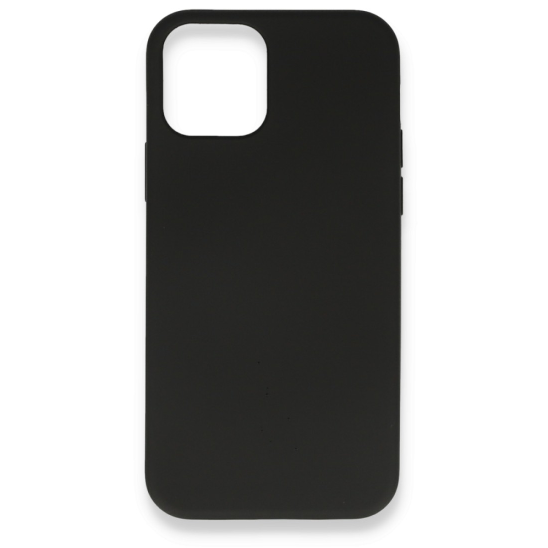Apple iPhone 12 Mini Kılıf Nano içi Kadife  Silikon - Siyah