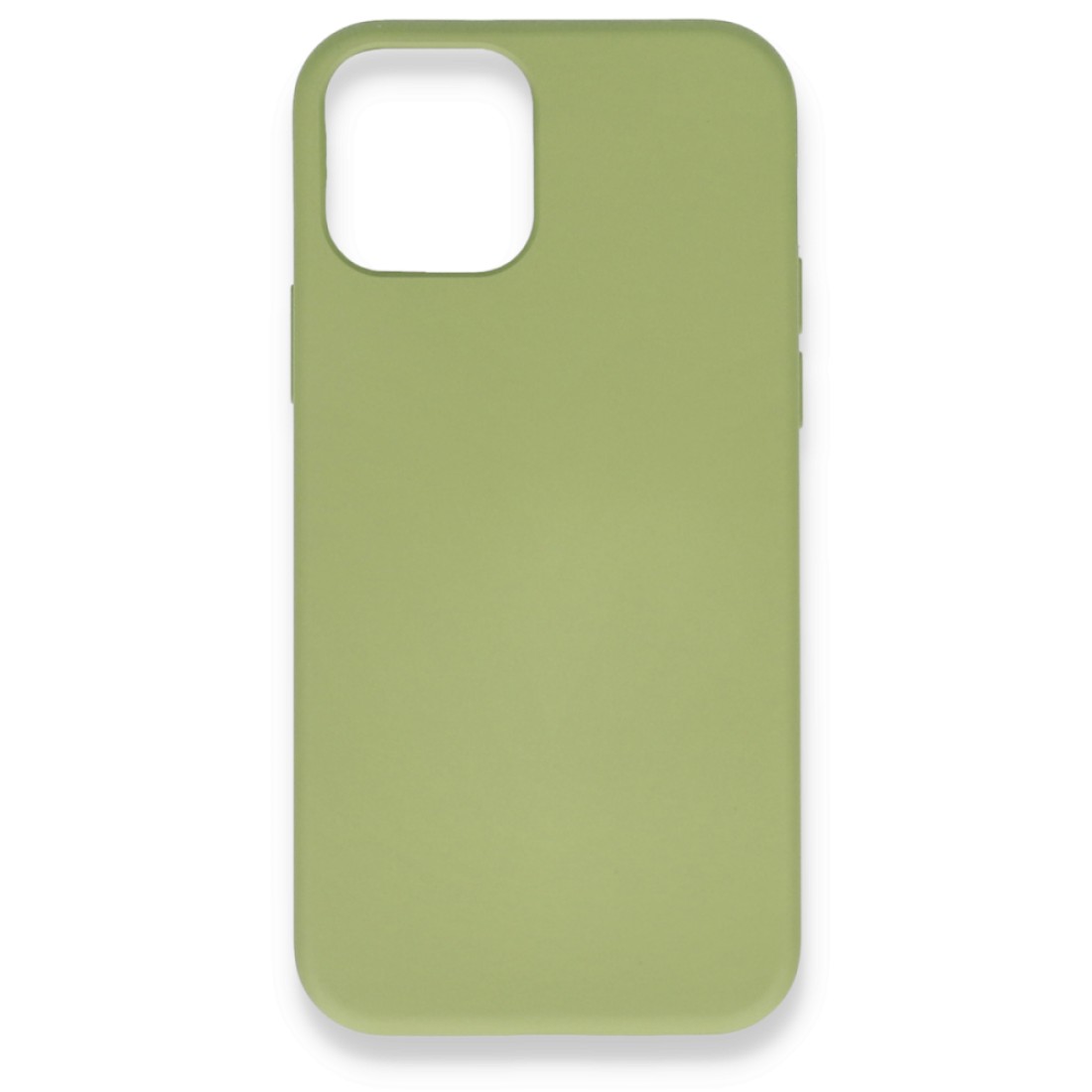Apple iPhone 12 Mini Kılıf Nano içi Kadife  Silikon - Yeşil
