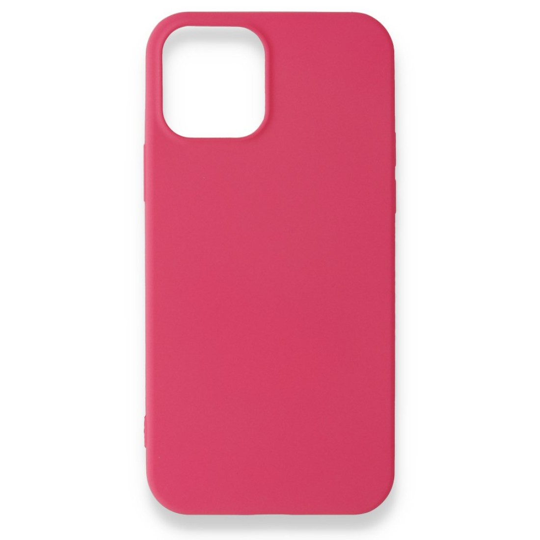 Apple iPhone 12 Mini Kılıf Premium Rubber Silikon - Pembe