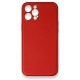 Apple iPhone 12 Pro Kılıf Coco Deri Silikon Kapak - Kırmızı