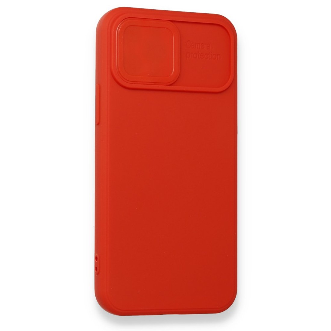 Apple iPhone 12 Pro Kılıf Color Lens Silikon - Kırmızı