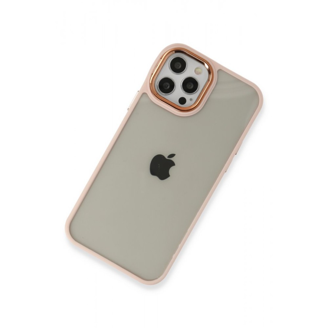 Apple iPhone 12 Pro Kılıf Dora Kapak - Pudra