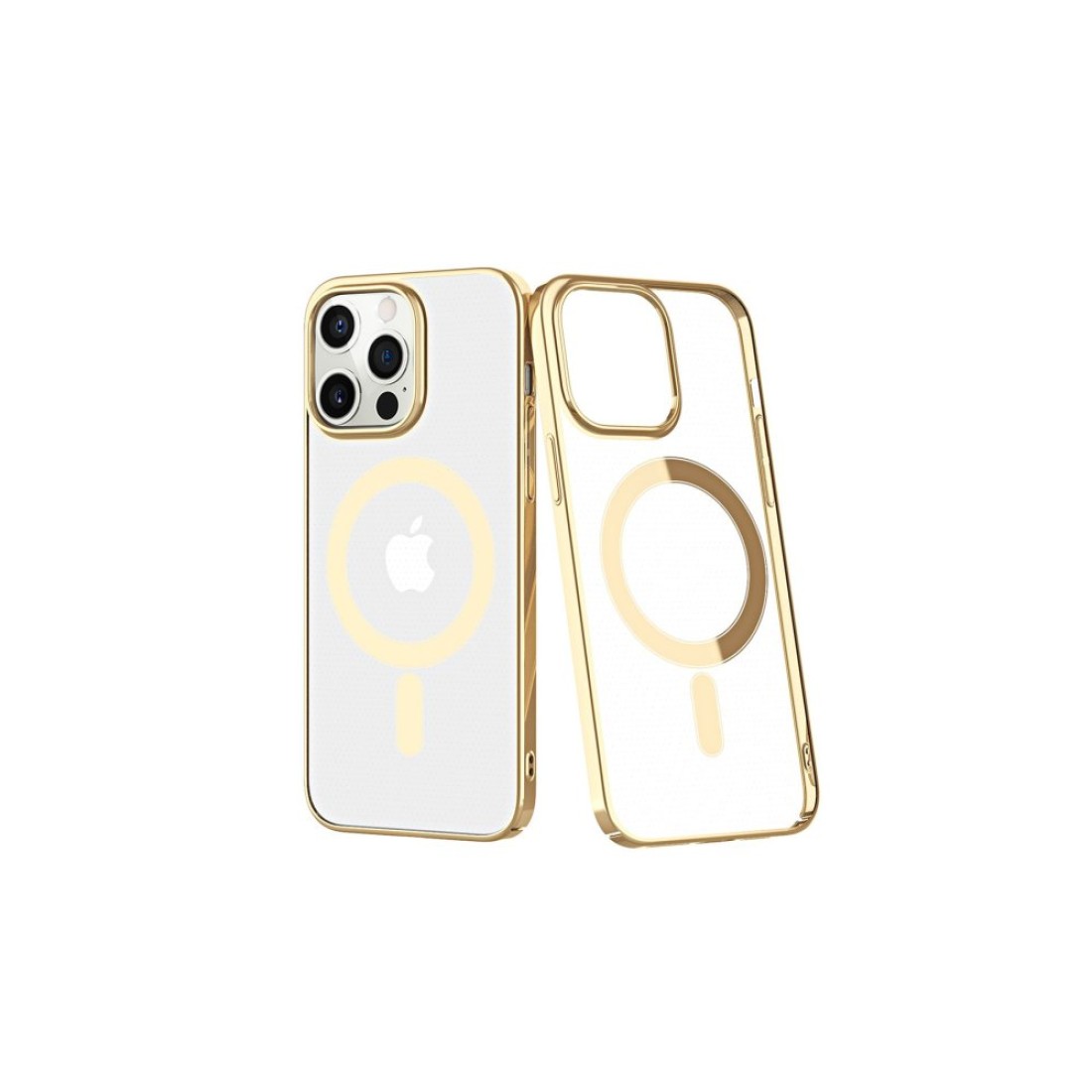 Apple iPhone 12 Pro Kılıf Element Magneticsafe Sert Kapak - Gold