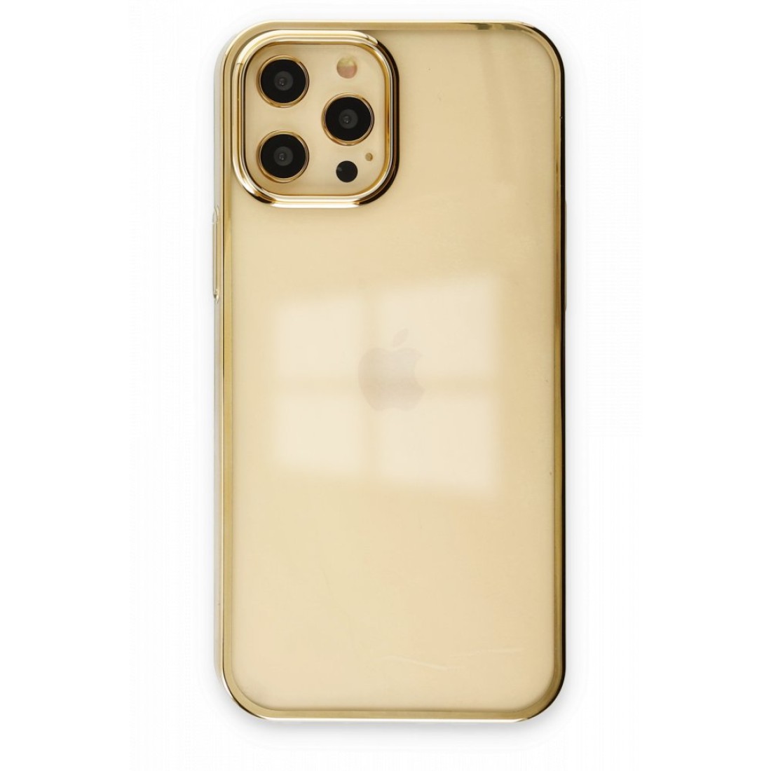 Apple iPhone 12 Pro Kılıf Element Silikon - Gold