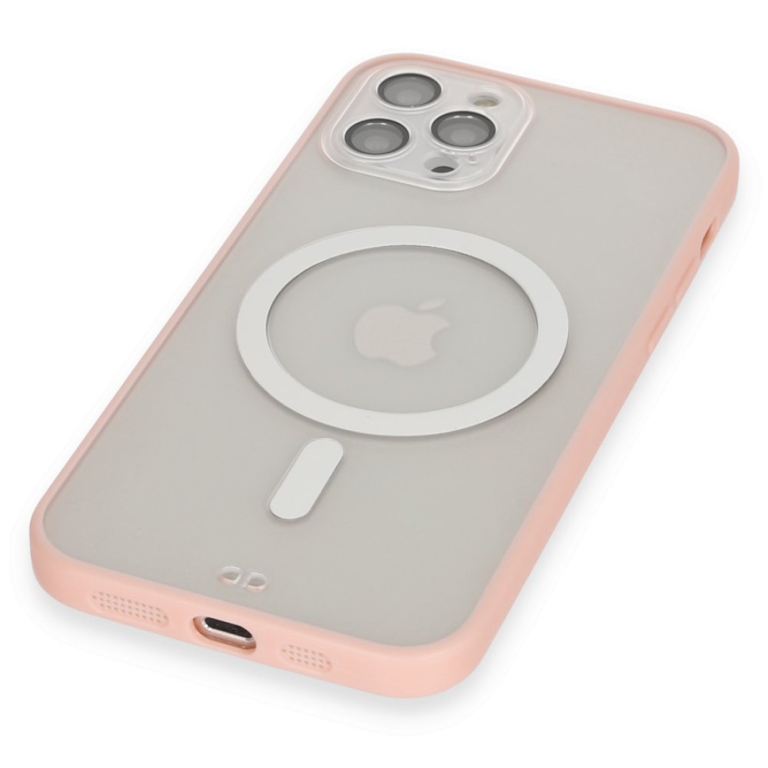 Apple iPhone 12 Pro Kılıf Grand Magneticsafe Kapak - Pembe