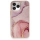 Apple iPhone 12 Pro Kılıf Moda Simli Kapak - Rose