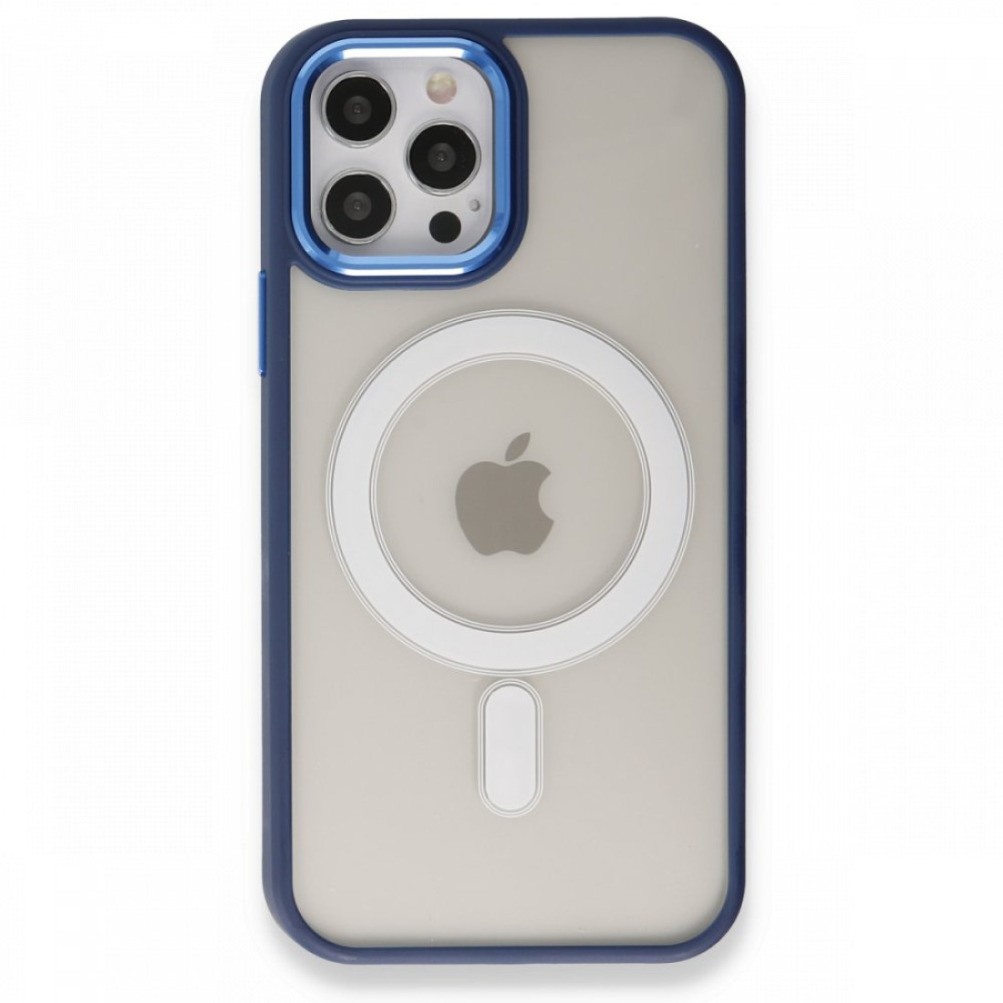 Apple iPhone 12 Pro Kılıf Room Magneticsafe Silikon - Lacivert