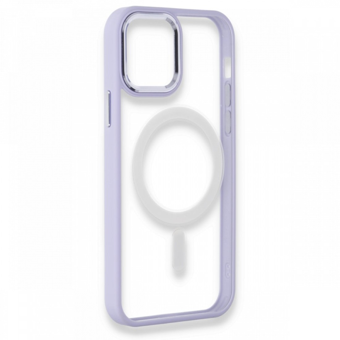 Apple iPhone 12 Pro Kılıf Room Magneticsafe Silikon - Lila