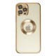 Apple iPhone 12 Pro Kılıf Slot Silikon - Gold