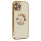 Apple iPhone 12 Pro Max Kılıf Slot Silikon - Gold