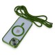 Apple iPhone 13 Kılıf Divo Lazer Askılı Magsafe Kapak - Koyu Yeşil