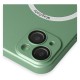 Apple iPhone 13 Kılıf Jack Magneticsafe Lens Silikon - Yeşil