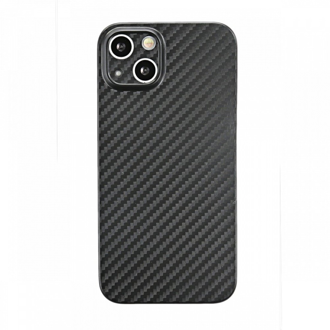 Apple iPhone 13 Kılıf Karbon PP Silikon - Siyah