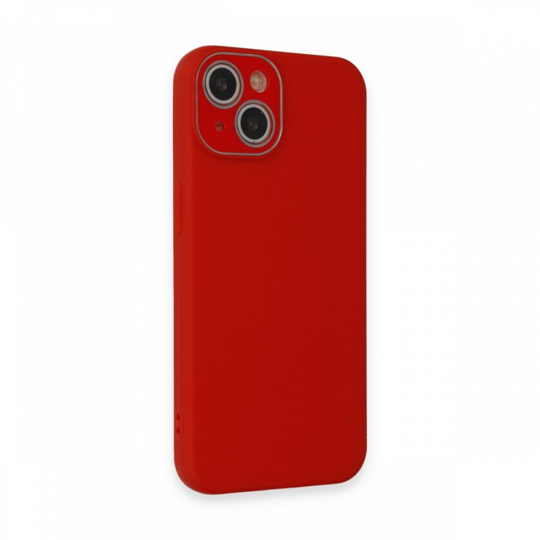 Apple iPhone 13 Kılıf Lansman Glass Kapak - Kırmızı