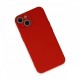 Apple iPhone 13 Kılıf Lansman Glass Kapak - Kırmızı