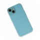 Apple iPhone 13 Kılıf Lansman Glass Kapak - Mavi