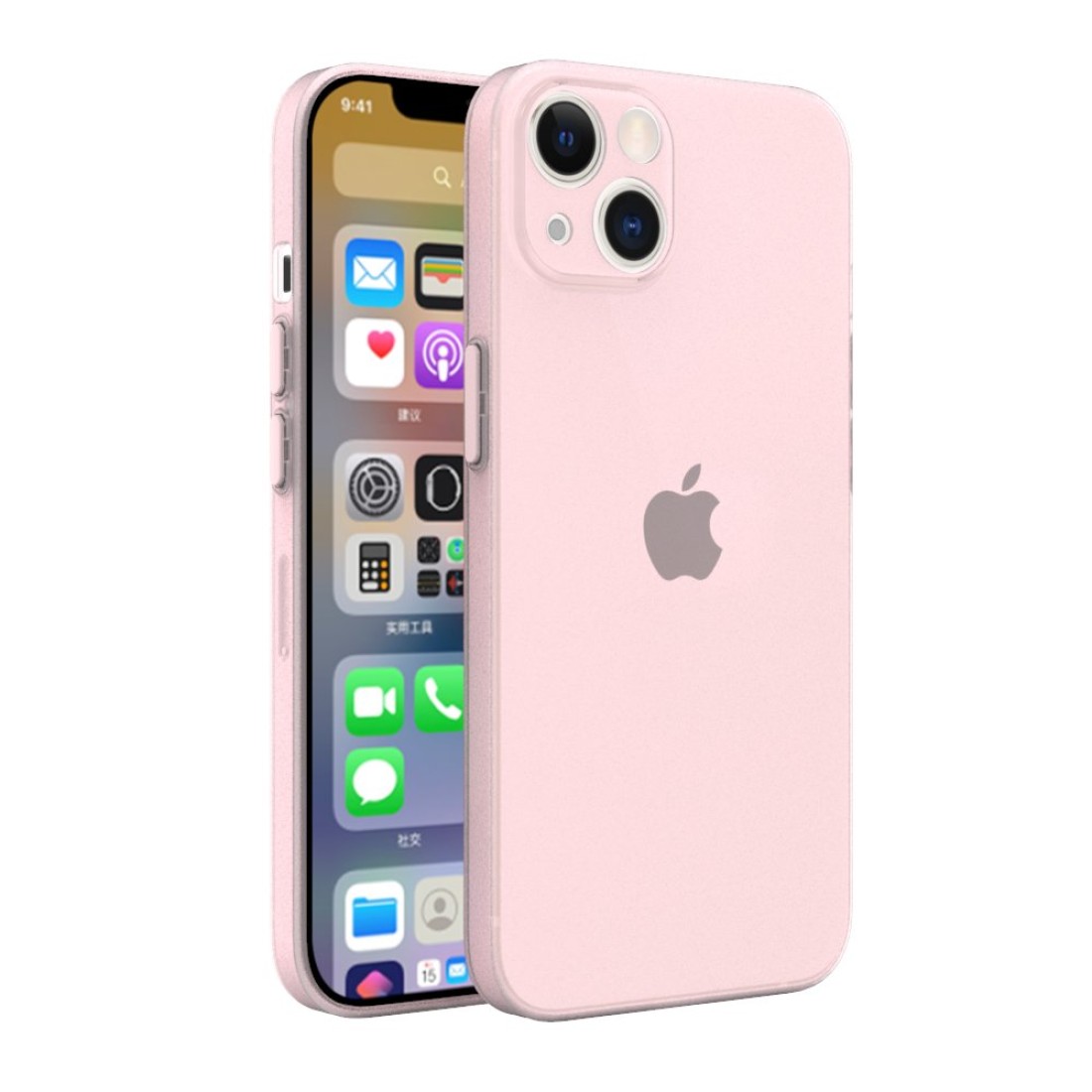 Apple iPhone 13 Kılıf Puma Silikon - Pembe