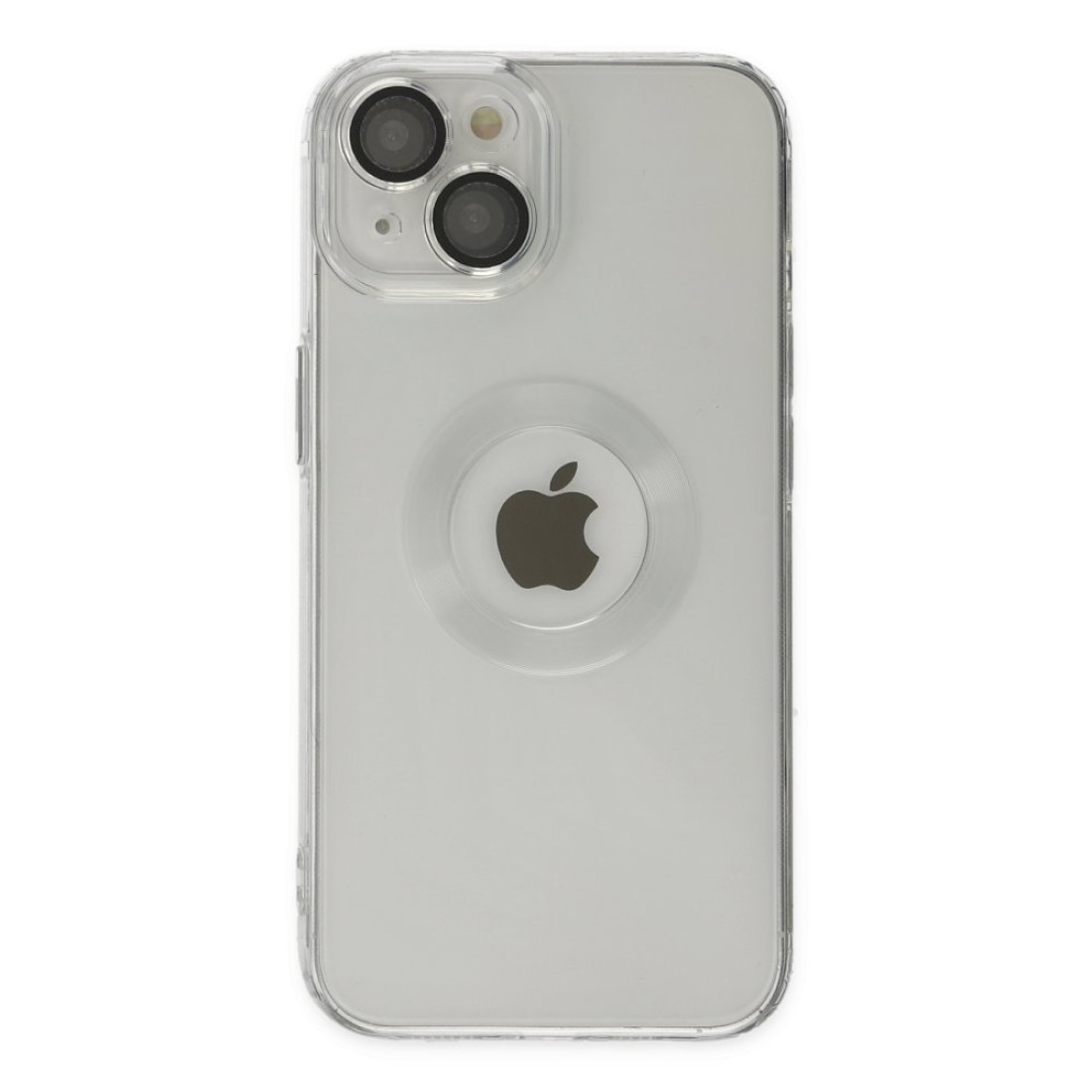 Apple iPhone 13 Kılıf Santa Lens Silikon - Şeffaf